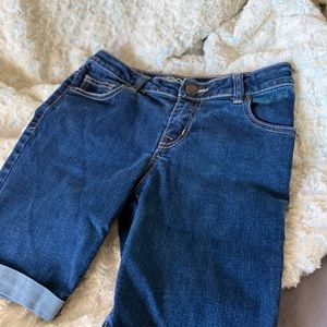 Blue jean shorts